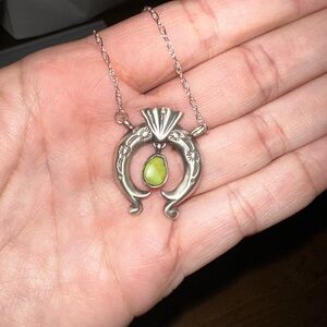 Sonoran gold naja necklace by Gary Shorty